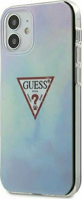 Guess Tie & Die Plastic Back Cover Blue (iPhone 12 mini)