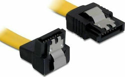 DeLock 7-Pin SATA III - 22-Pin SATA III Angle (90°) Cable 0.2m Κίτρινο (82800)