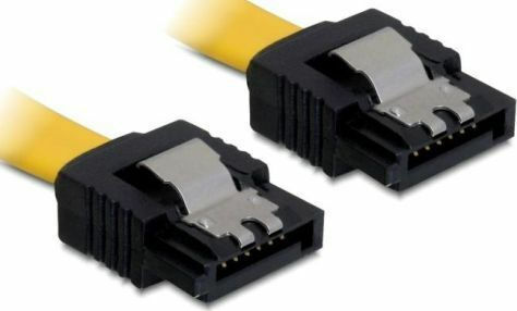 DeLock 7-Pin SATA II - 7-Pin SATA II Cable 0.2m Κίτρινο (82476)