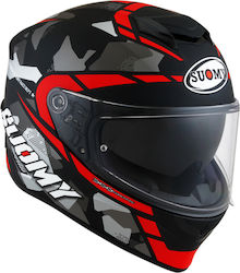 Suomy Stellar Race Squad Matt Red Motorradhelm Volles Gesicht DOT / ECE 22.05 1500gr KR50213