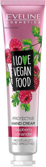 Eveline I Love Vegan Food Moisturizing Hand Cream Raspberry & Coriander 50ml