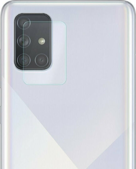Smartfits Wozinsky Lens Προστασία Κάμερας Tempered Glass Μαύρο για το Galaxy A71