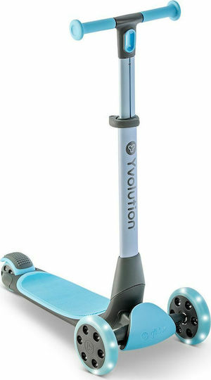 Y Volution Kids Scooter Foldable YGlider NUA 3-Wheel for 3+ Years Blue