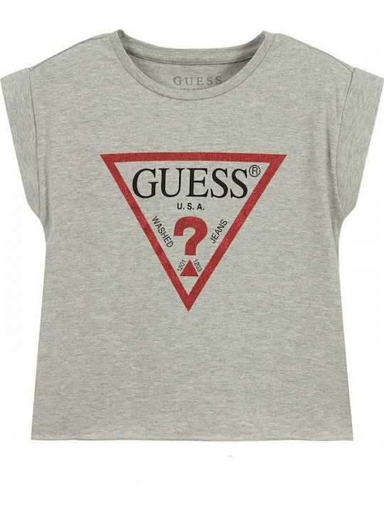 Guess Kids Blouse Short Sleeve Gray