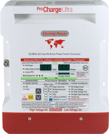 Eval Pro Charge Ultra Încărcător baterie barcă Încărcător de baterie 10A 12V