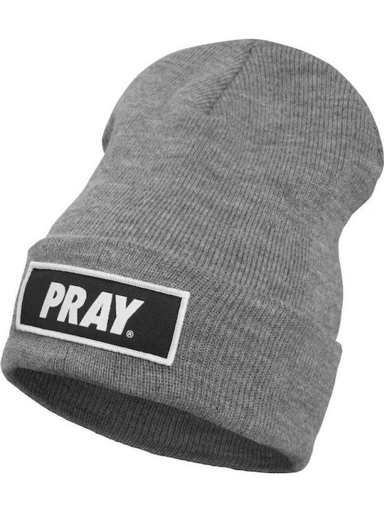 Mister Tee Pray MT678 Beanie Cap Gray