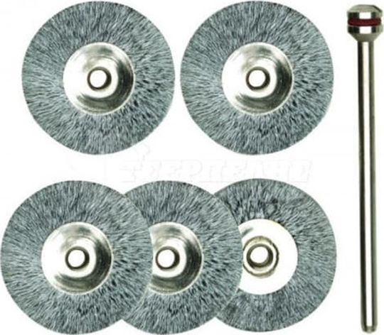 Proxxon 28952 Συρματόβουρτσα για Δράπανο 22mm Σετ 5τμχ