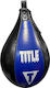 Title Boxing Δερμάτινος Σάκος Ταχύτητας Άδειος Μαύρος/Μπλε