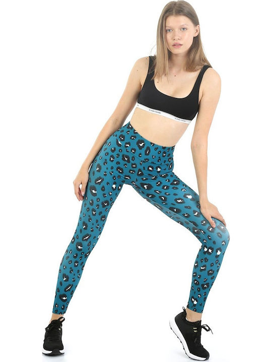 Dri-Fit Training Women's Long High Waist Leggings Leo Petrol