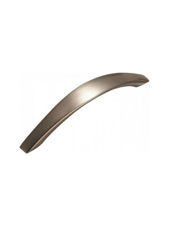 Convex 443 Mâner Mobilier din Zamak NICKEL MAT 153mm (Distanța între Centre 128mm) 443-128S05S05 1buc