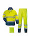 Coverguard Wasserdicht Herren Arbeitsanzug mit reflektierenden Bändern Gelb