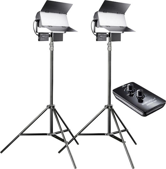 Walimex Sirius 160 D-LED Basic 2 Kit Φωτισμού Daylight 5600K 65W