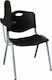 Woodwell Καρέκλα με Αναλόγιο Φροντιστηρίου Μαύρη 64x62x77εκ.