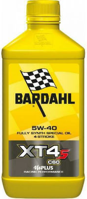 Bardahl XTS C60 Synthetic Motorcycle Oil for Four-Stroke Engines 5W-40 1lt