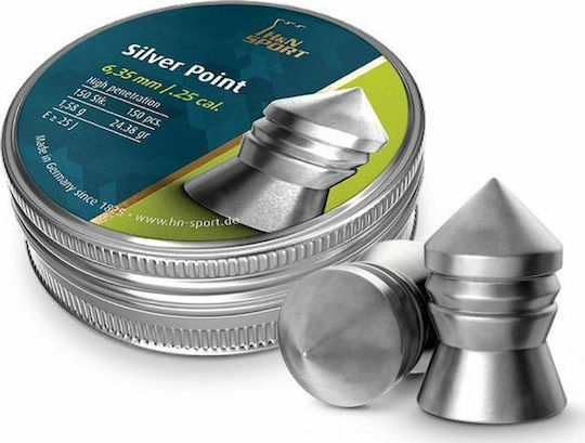 H&N Sport Silver Point 150pcs 6.35mm