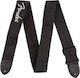 Fender 2'' Black Polyester für Gitarre Schwarz