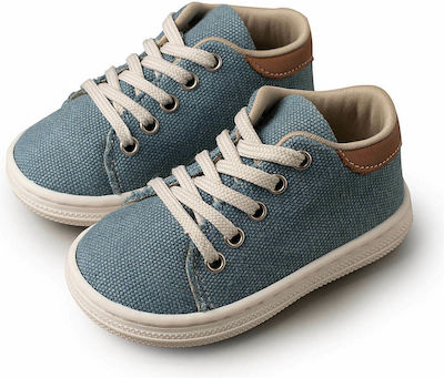 Babywalker Baptism Fabric Sneakers Σιέλ