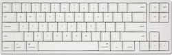 Ducky x Varmilo MIYA Pro Mac White LED 65% Dye Sub PBT Gaming Mechanische Tastatur Tenkeyless mit Cherry MX Klar Schaltern und Beleuchtete Tasten (Englisch US) Weiß