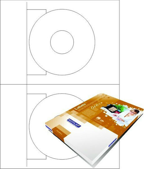 Rayfilm 100 Самозалепващи се Етикети А4 Кръгли Office 115mm