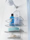 Metaltex Polytherm Reflex An der Wand montiert Badezimmerregal Metallisch mit 4 Regalen 25x11x53cm