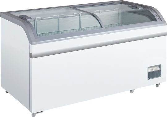Think Cool Stehender Selbstbedienungstiefkühler mit 2 Türen 600Es H147.5xW75.7xH83.7cm