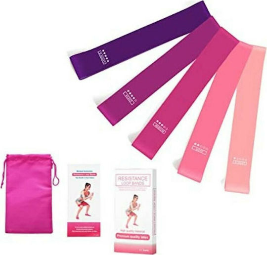 Muscle Power Mini Loop Bands Set 5pcs Multicolour