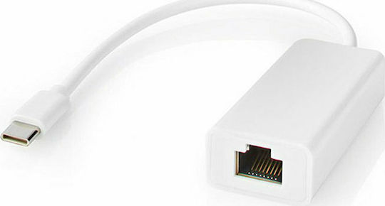 Nedis CCGT64951WT02 Αντάπτορας Δικτύου USB-C με Ενσύρματη Σύνδεση Ethernet