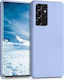 KWmobile Flexible Rubber Back Cover Σιλικόνης Γαλάζιο (Galaxy S21 Ultra 5G)