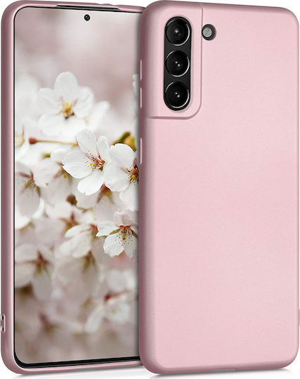 KWmobile Back Cover Σιλικόνης Ροζ Χρυσό (Galaxy S21 5G)