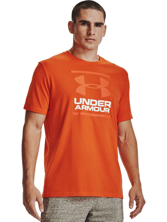 Under Armour GL Foundation Men's Athletic T-shirt Short Sleeve Orange