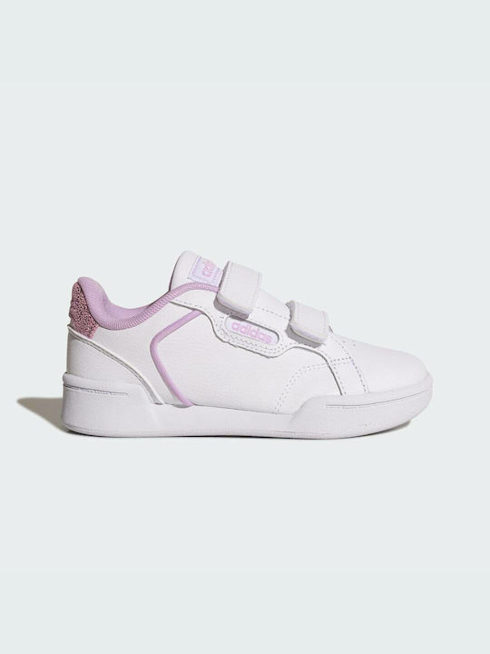 Adidas Παιδικά Sneakers Roguera με Σκρατς White / Lilac / Clear Lilac
