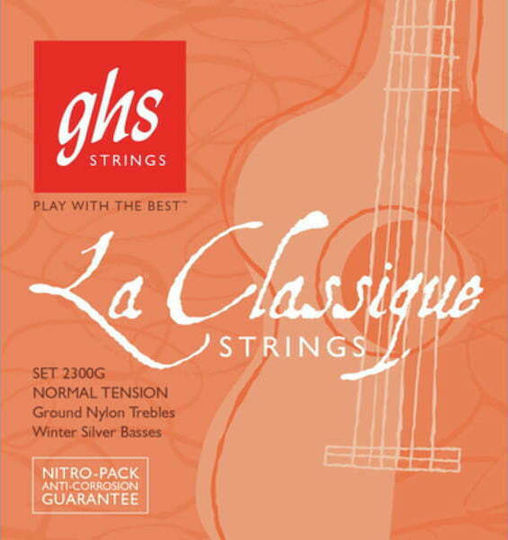 GHS Strings La Classique Σετ Χορδών Nylon Κλασικής Κιθάρας 28 - 43" Medium