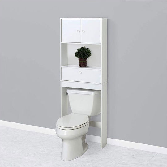 Timeless Tools Dulap Coloană Pentru Baie Pardoseală Pentru Mobilier Pentru Baie M58.5xAdâncime19xÎnălțime162.2cm Alb