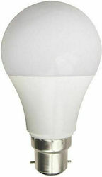 Eurolamp LED Bulbs for Socket B22 and Shape A60 Cool White 810lm 1pcs