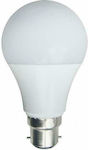 Eurolamp LED Lampen für Fassung B22 und Form A60 Warmes Weiß 810lm 1Stück