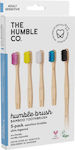 The Humble Co. Bamboo Toothbrush 5-Pack Manual Toothbrush 5pcs