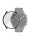 Carcasă de Silicon cu Sticlă în culoarea Negru pentru Amazfit GTR 2