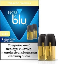 MyBlu Tobacco Vanilla Poduri Preumplute 2 Bucăți În Culoare Albastră 1.5ml MyBlu Tobacco Vanilla Poduri Preumplute 2 Bucăți În Culoare Albastră 1.5ml