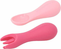 Marcus & Marcus Educational Silicone Fork & Spoon Pokey