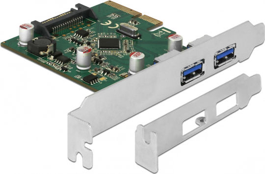 DeLock PCIe Controller with 2 USB 3.1 Ports