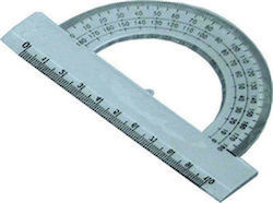 Protractor Plastic Transparent 10cm 10cm/180°