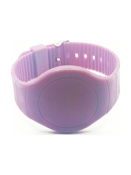 Ceas Digital pentru Copii cu Brățară de Cauciuc/Plastic Violet