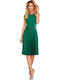 Numoco Summer Midi Dress Green