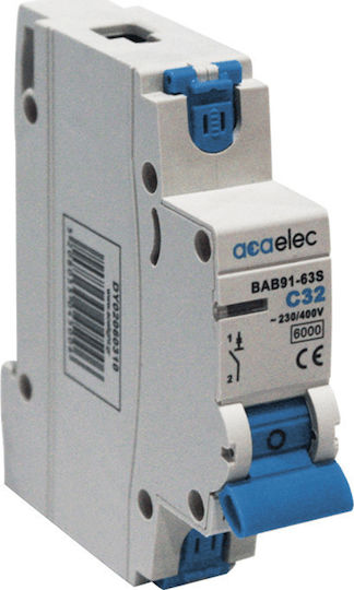 Aca Automatischer Schutzschalter 32A Einpolig AC DY02060310