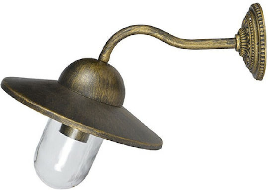Sun Light Wall-Mounted Outdoor Hat Light E27 IP44 35x26εκ.