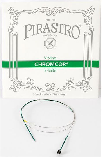 Pirastro Einzelne Chrom Saite für Geige 4/4 Chromcor E (Mi) 4/4 - E (E) 4/4