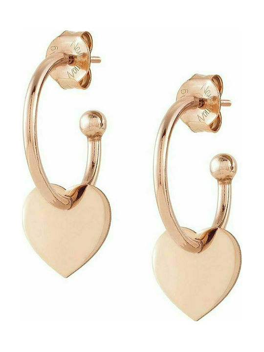 Nomination Earrings Hoops made of Silver Gold Plated 147703/022