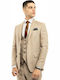 Fragosto Slim Fit Suit - Light Sand