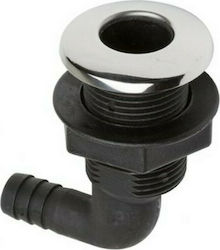 Seaflo Boat Gutter Angular Stainless Steel Water Outlet with Cap F38