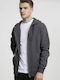 Urban Classics TB1788 Men's Sweatshirt Jacket with Hood and Pockets Charcoal Gray